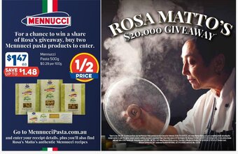 Foodland Mennucci Pasta 500g offer