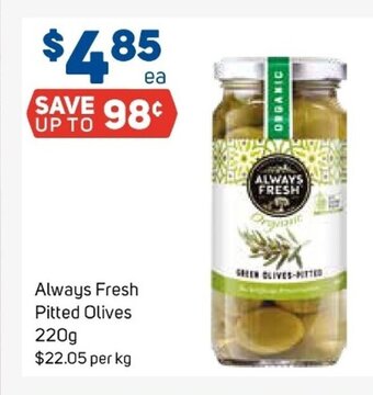 Foodland Always Fresh Pitted Olives 220g offer