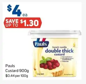 Foodland Paul Custard 900g offer