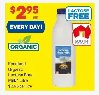 Foodland Foodland Organic Lactose Free Milk 1 Litre offer