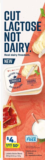 Foodland Liddells Butter Blend 250g offer