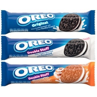 Coles Oreo cream biscuits 133g-147g offer