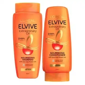 Coles L’oréal elvive shampoo or conditioner 700ml offer