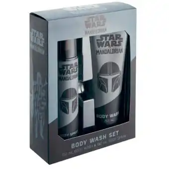 Coles Star wars mandalorian bath & body gift pack offer