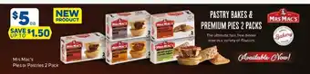 Foodland Mrs. Mac's Pies or Pastries 2 Pack offer