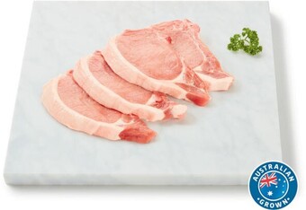 Coles Coles australian pork loin chops offer