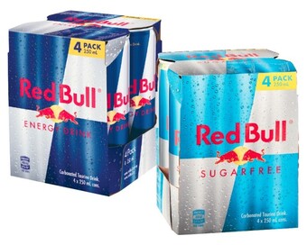 Coles Red bull energy drink 4x250ml offer