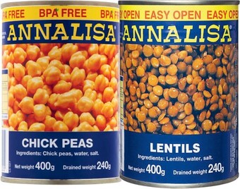 Coles Annalisa beans 400g offer