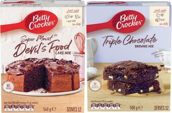Coles Betty crocker baking mix 250g-540g offer