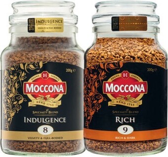Coles Moccona specialty blend freeze dried coffee 200g offer