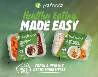 Coles Youfoodz regular meals 300g-350g offer