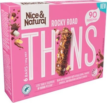Coles Nice & natural thins 120g offer
