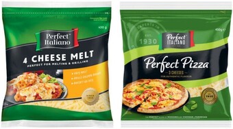 Coles Perfect italiano cheese grated 450g offer