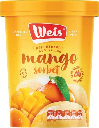 Coles Weis tub 1 litre offer