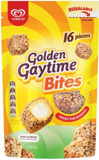 Coles Streets ice cream bites 160ml-279ml offer