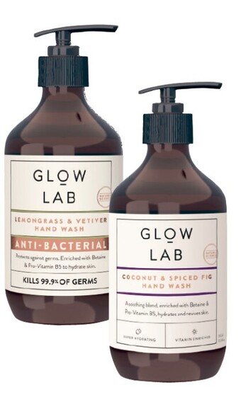 Coles Glow lab hand wash 300ml offer