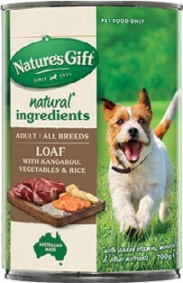 Coles Nature’s gift dog food 700g offer