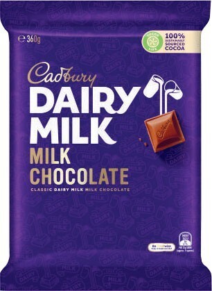 Coles Cadbury large blocks 315g-360g offer
