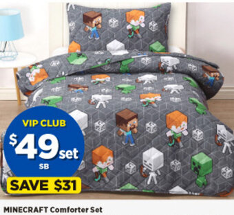 Spotlight Minecraft Comforter Set offer