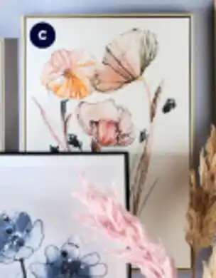 Spotlight Wall Art & Wall Décor, Watercolour Poppy offer