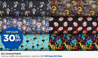 Spotlight All Licensed Fabric offer