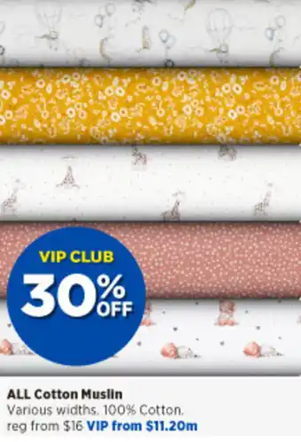 All Cotton Muslin