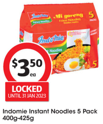 Coles Indomie Instant Noodles 5 Pack 400g-425g offer