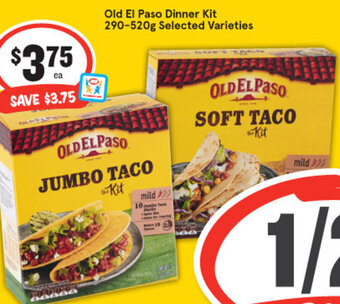 IGA Old El Paso Dinner Kit 290-520g Selected Varieties offer