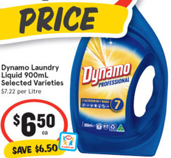 IGA Dynamo Laundry Liquid 900ml Selected Varieties offer