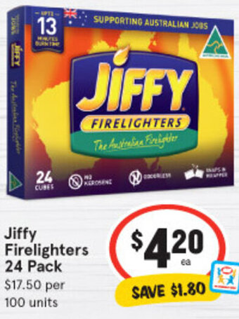 Jiffy Firelighters 24 Pack