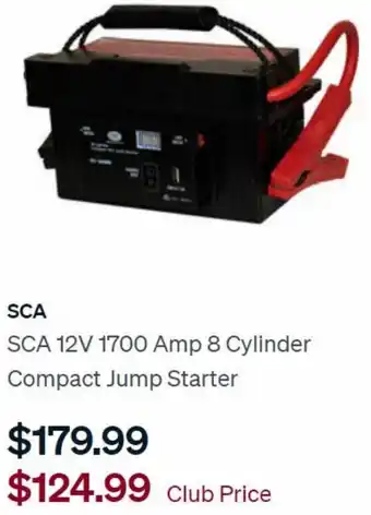 SuperCheap Auto SCA 12V 1700 Amp 8 Cyclinder Compact Jump Starter offer