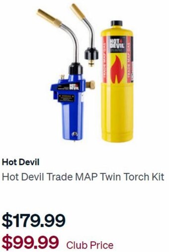 Hot Devil Trade MAP Twin Torch Kit