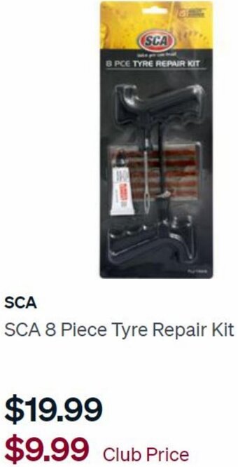 SuperCheap Auto SCA 8 Piece Tyre Repair Kit offer
