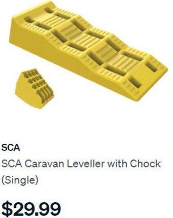 SuperCheap Auto SCA Caravan Leveller With Chock (Single) offer