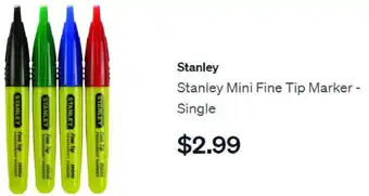 SuperCheap Auto Stanley Mini Fine Tip Marker-Single offer