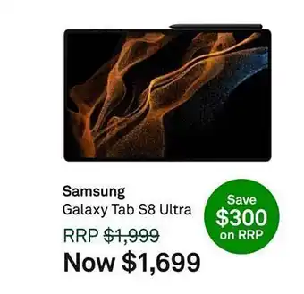 Telstra Samsung galaxy tab s8 ultra offer