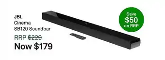 Telstra Jbl cinema sb120 soundbar offer