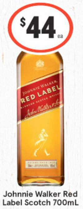 Johnnie Walker Red Label Scotch 700ml