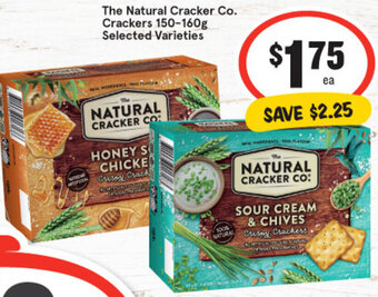 IGA The Natural Cracker Co. Crackers 150-160g Selected Varieties offer