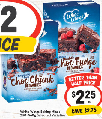 IGA White Wings Baking Mixes 230-560g Selected Varieties offer