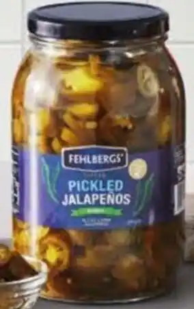 ALDI Fehlbergs Green Sliced Jalapeños 1.95Kg offer