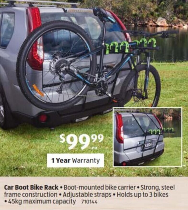 Car Boot Bike Rack offer at ALDI