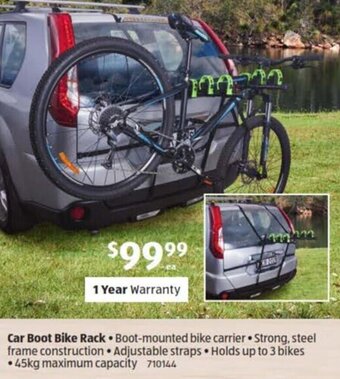 Car Boot Bike Rack