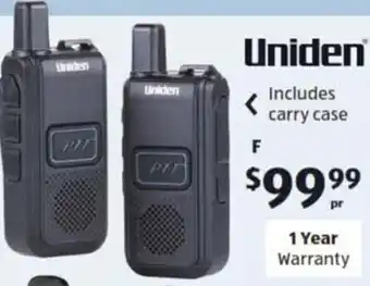 Uniden Mini UHF CB Radio