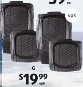 ALDI 4WD Mats 4Pk offer