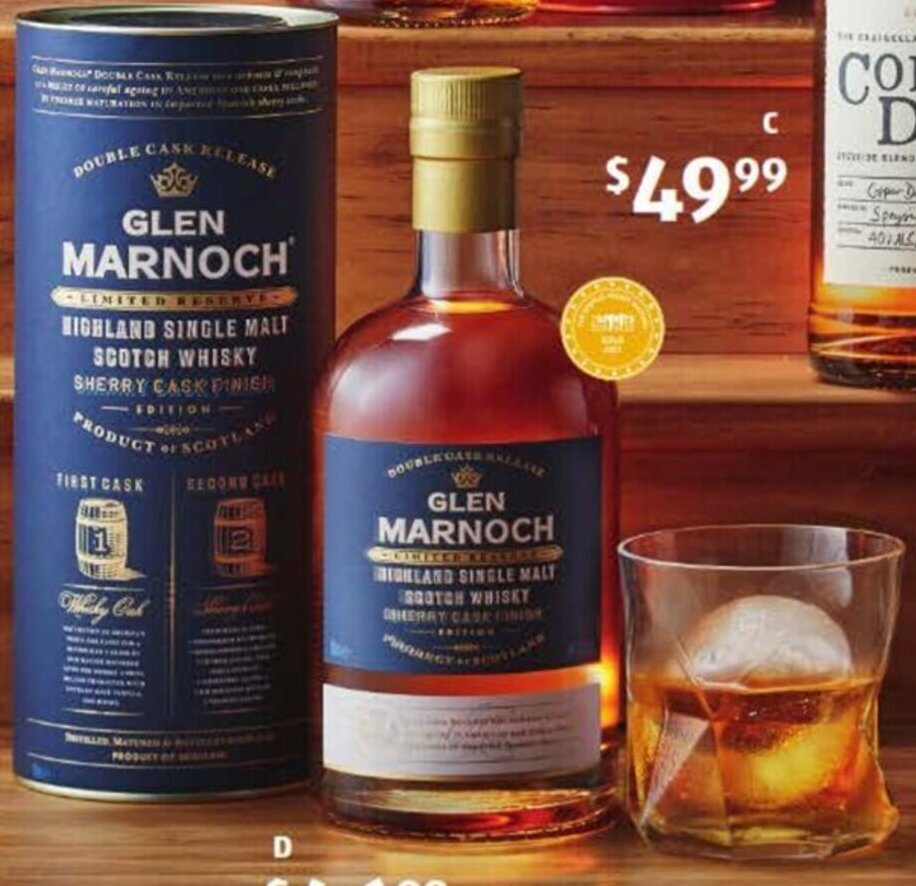 Glen Marnoch Sherry Cask Reserve Single Malt Scotch Whisky 700ml offer