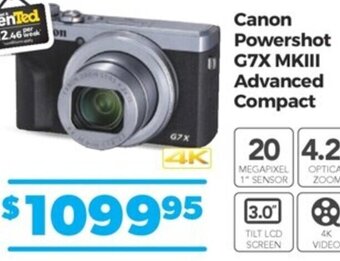 Teds Cameras Canon Powershot G7X MKII Advanced Compact offer