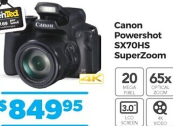 Teds Cameras Canon Powershot SX70HS Superzoom offer