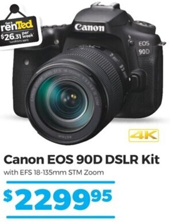 Teds Cameras Canon EOS 90D DSLR Kit offer
