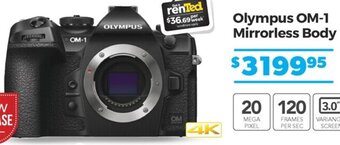 Teds Cameras Olympus OM-1 Mirrorless Body offer